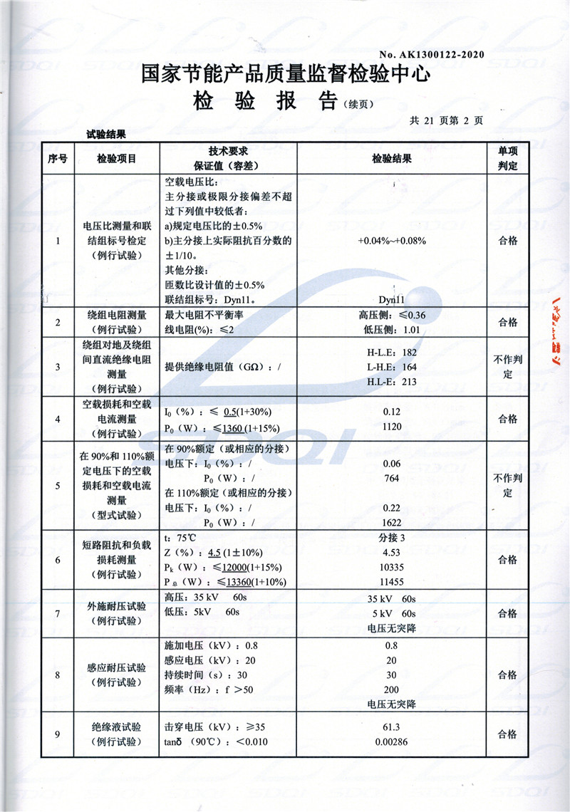 高低压试验报告-S11-1250汉源汉源汉源油浸式变压器-2.jpg